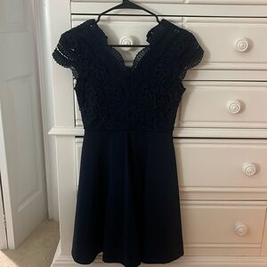 Girls Navy Dress